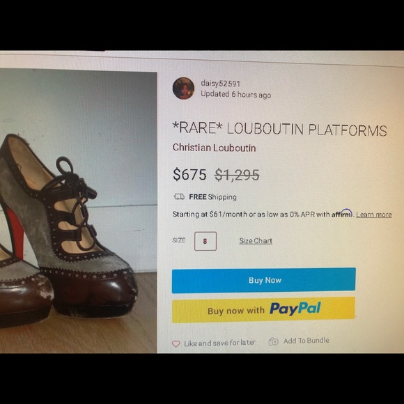 Christian Louboutin Authentic Red Bottom Heals - Picture 16 of 16